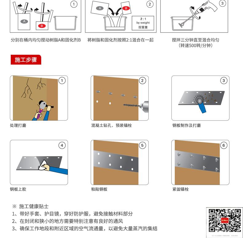 包钢湄潭粘钢加固施工过程